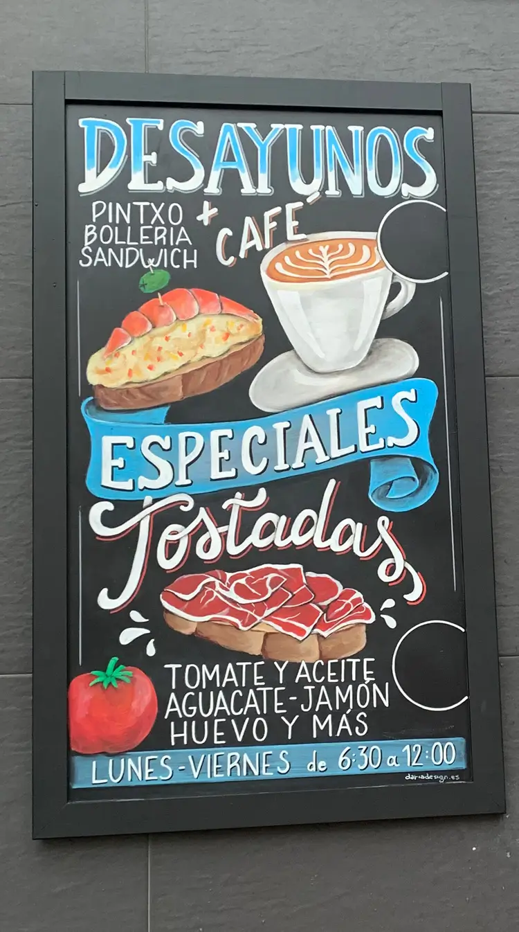 Pizarra para Bar sotera